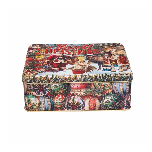 Deep Rect. Vintage Christmas